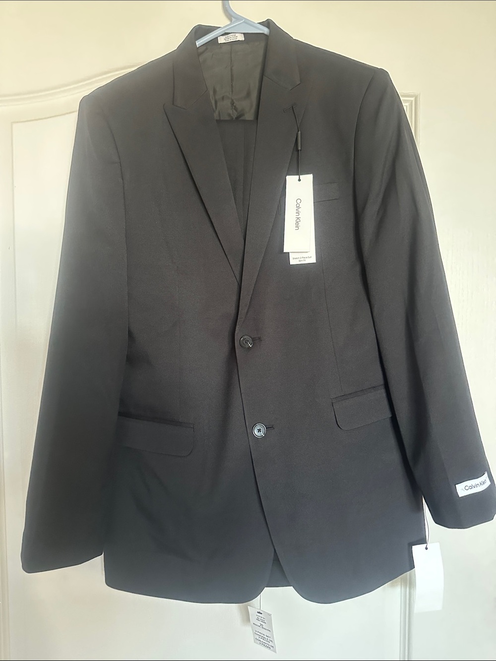 Calvin Klein Black Boy’s Two Piece Jacket Set